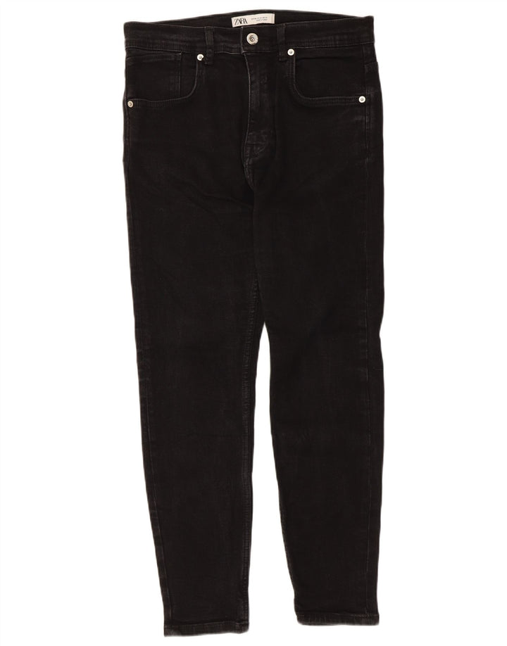 Jeans corti da uomo Zara EU 40 medio W31 L25 neri