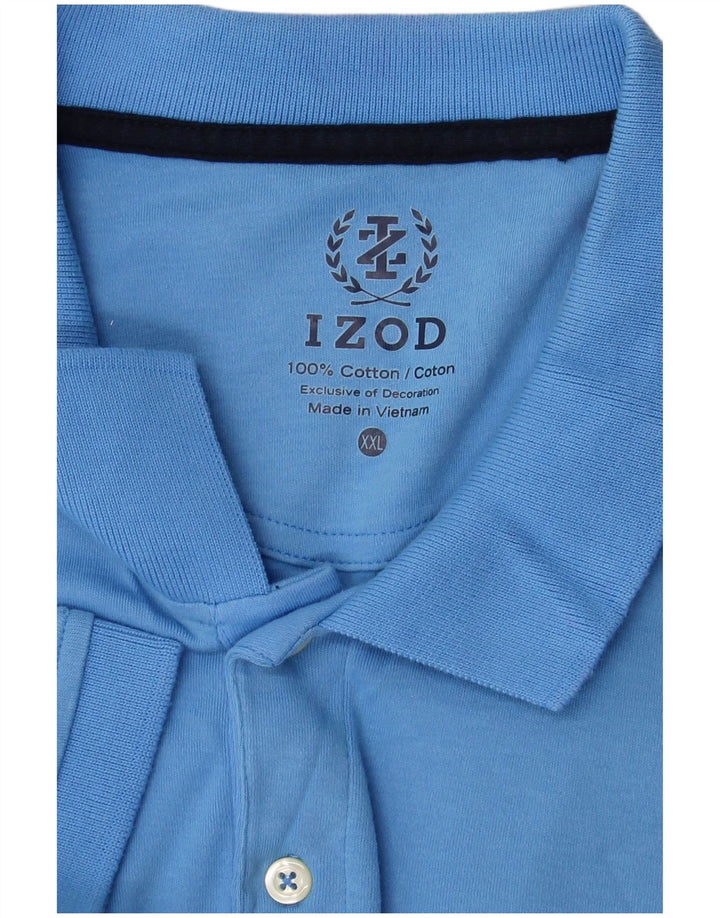 Polo da uomo Izod 2XL in cotone blu