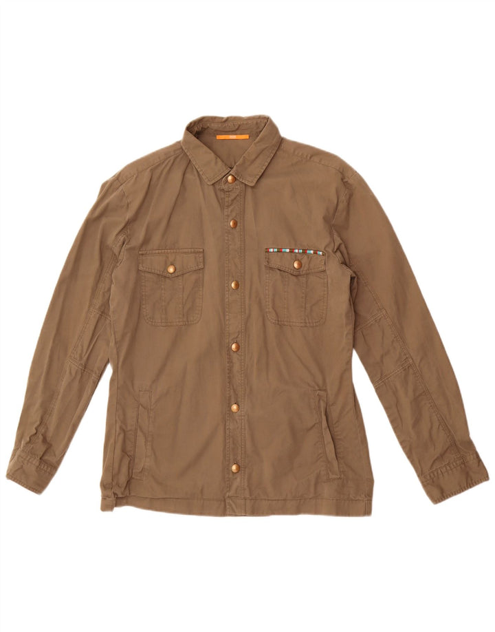 Giacca utility da donna Hugo Boss UK 8 piccola cotone kaki