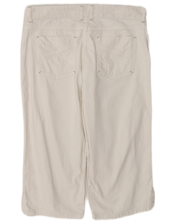 Bermuda da donna John Lewis UK 14 Large W32 Cotone bianco