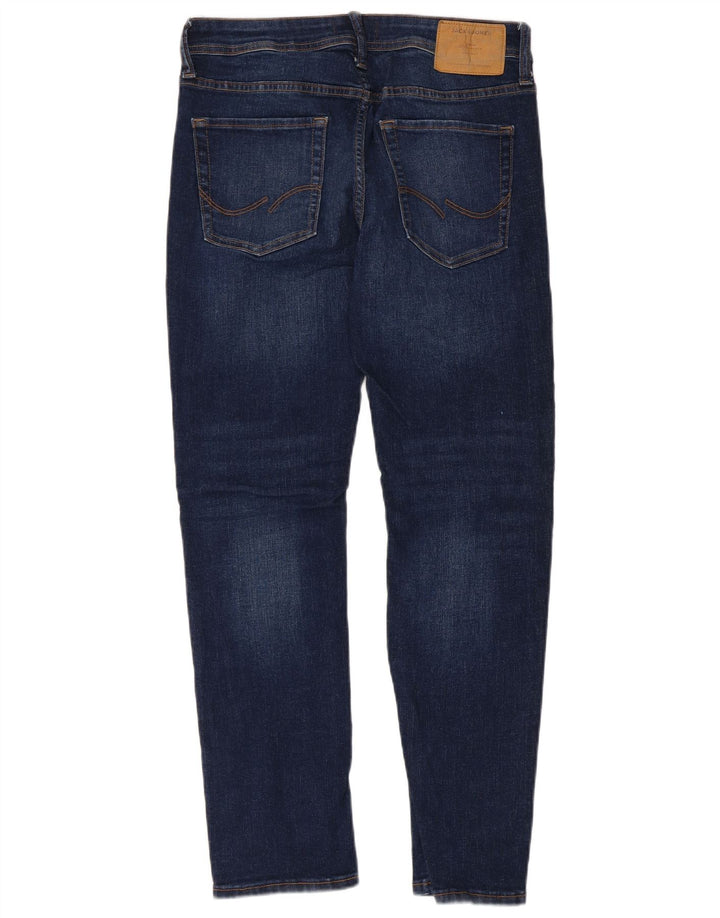 Jack & Jones Uomo GLENN Slim Jeans W32 L30 Cotone Blu
