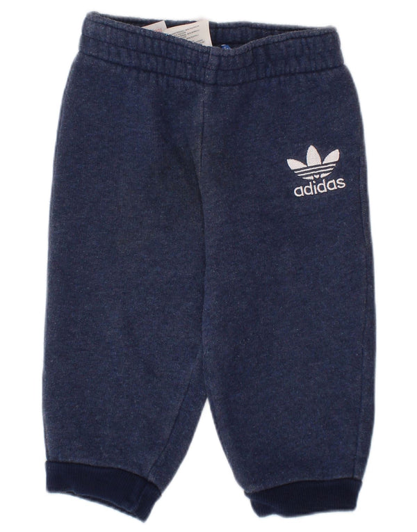 Pantaloni da tuta da jogging ADIDAS per neonato con grafica 6-9 mesi blu navy
