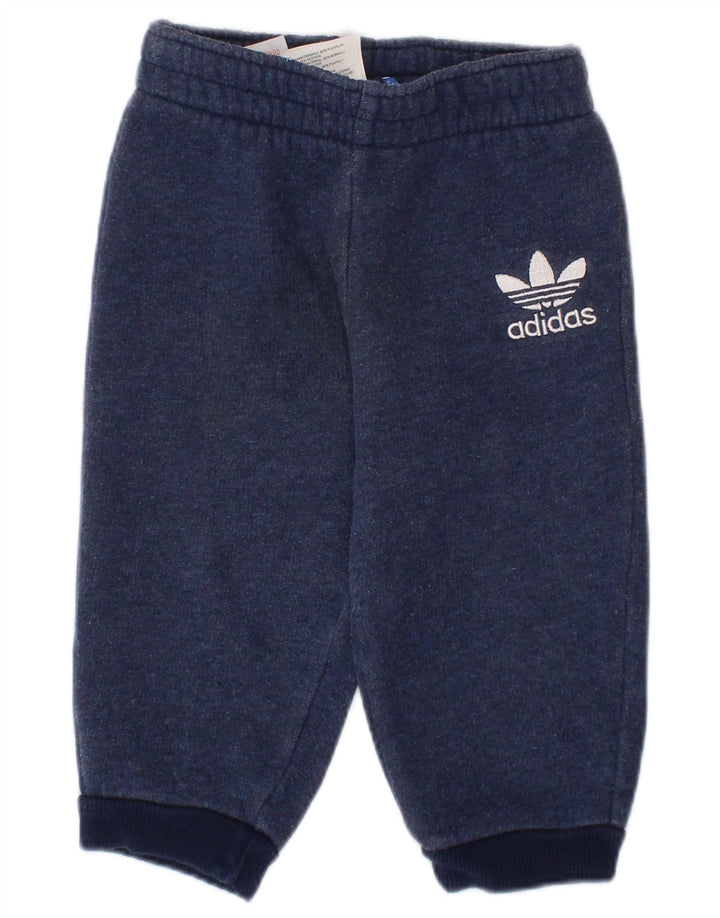 Pantaloni da tuta da jogging ADIDAS per neonato con grafica 6-9 mesi blu navy