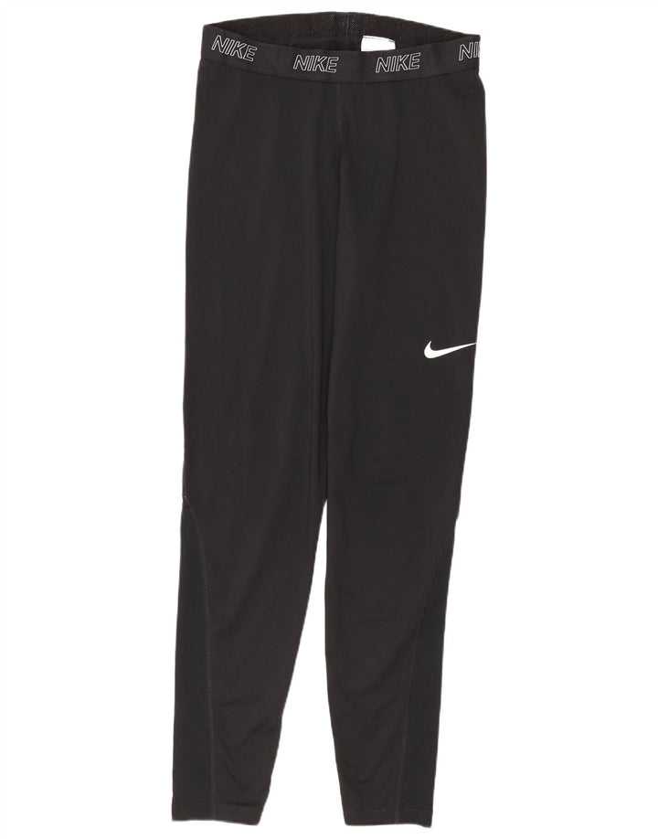 Leggings grafici da donna Nike UK 10 piccoli poliestere nero