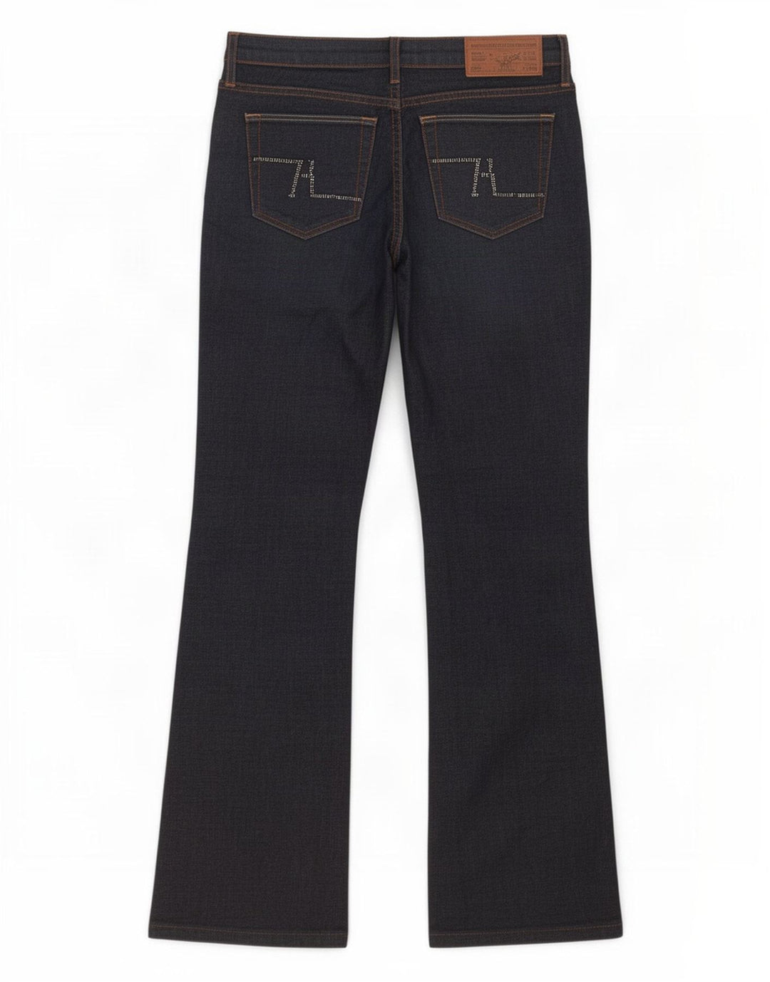 Jeans bootcut da donna Zara EU 38 medio W28 L29 cotone blu navy