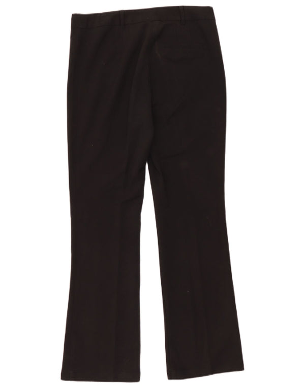 Pantaloni casual Bootcut da donna Marks & Spencer UK 12 medi W32 L30 neri