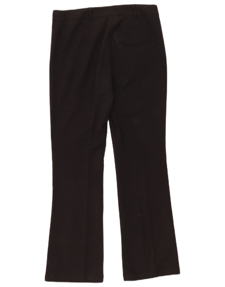 Pantaloni casual Bootcut da donna Marks & Spencer UK 12 medi W32 L30 neri