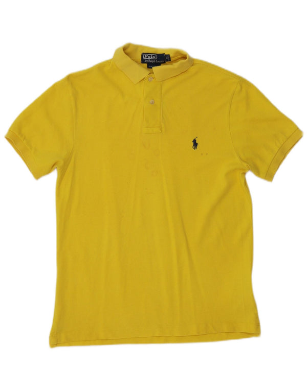 Polo Ralph Lauren da uomo su misura Polo piccola in cotone giallo