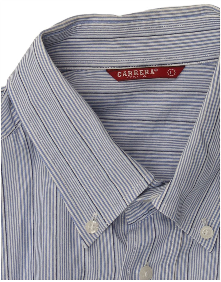 Camicia da uomo Carrera a righe grandi blu