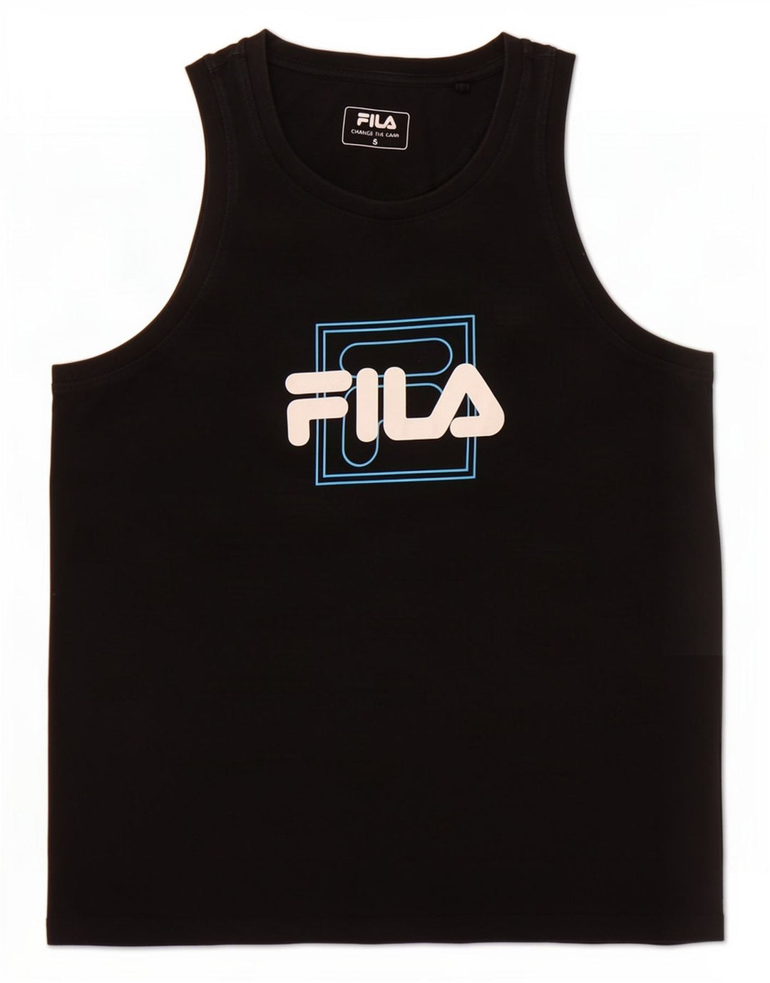 Canotta grafica da donna Fila UK 10 piccola nera