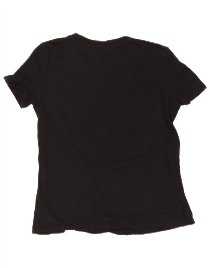 T-shirt oversize da donna Zara UK 10 piccola nera