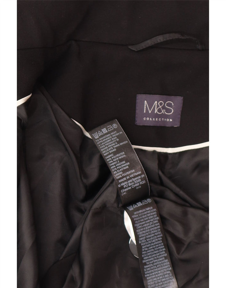 Giubbotto bomber da donna Marks & Spencer UK 14 grande poliestere chiazzato grigio