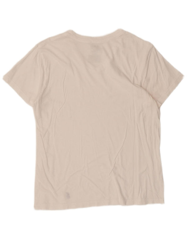 Polo Ralph Lauren T-shirt da donna dalla vestibilità classica Top UK 10 Small Cotone bianco