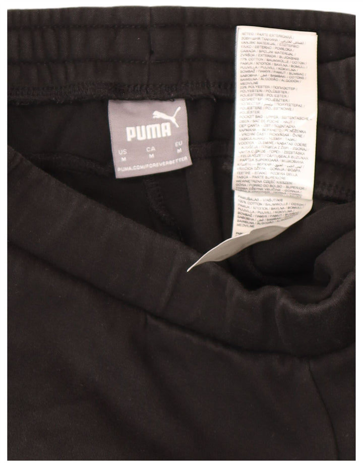 Pantaloni da tuta da uomo PUMA medio cotone nero
