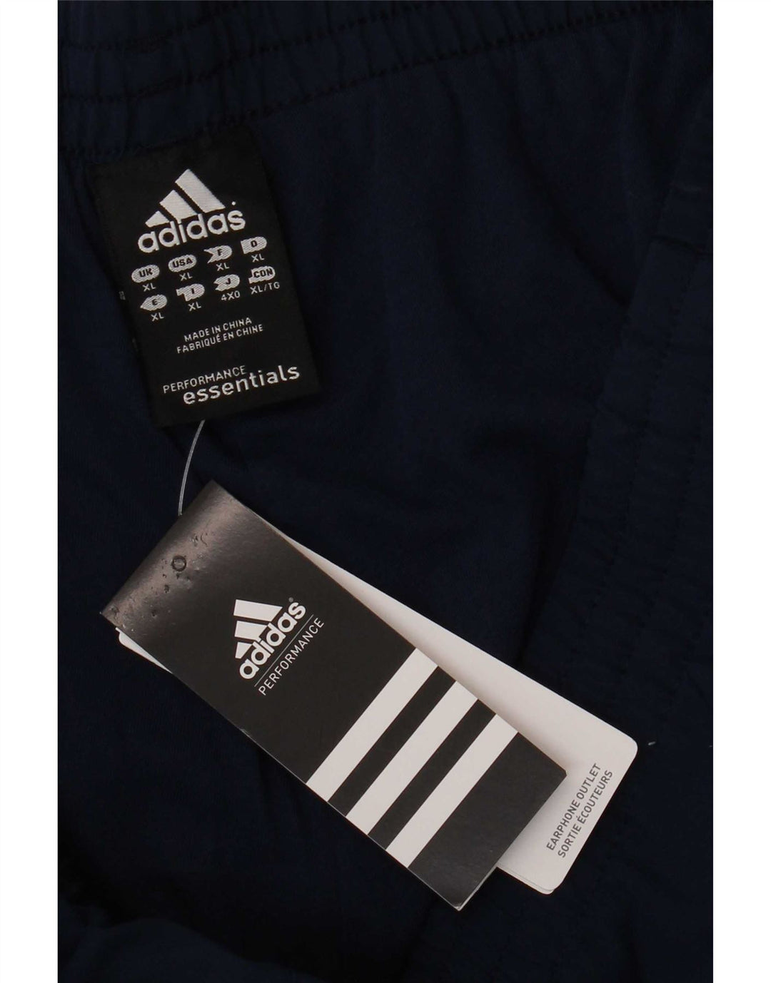Pantaloni da tuta da uomo Adidas Climalite Joggers XL blu navy poliestere