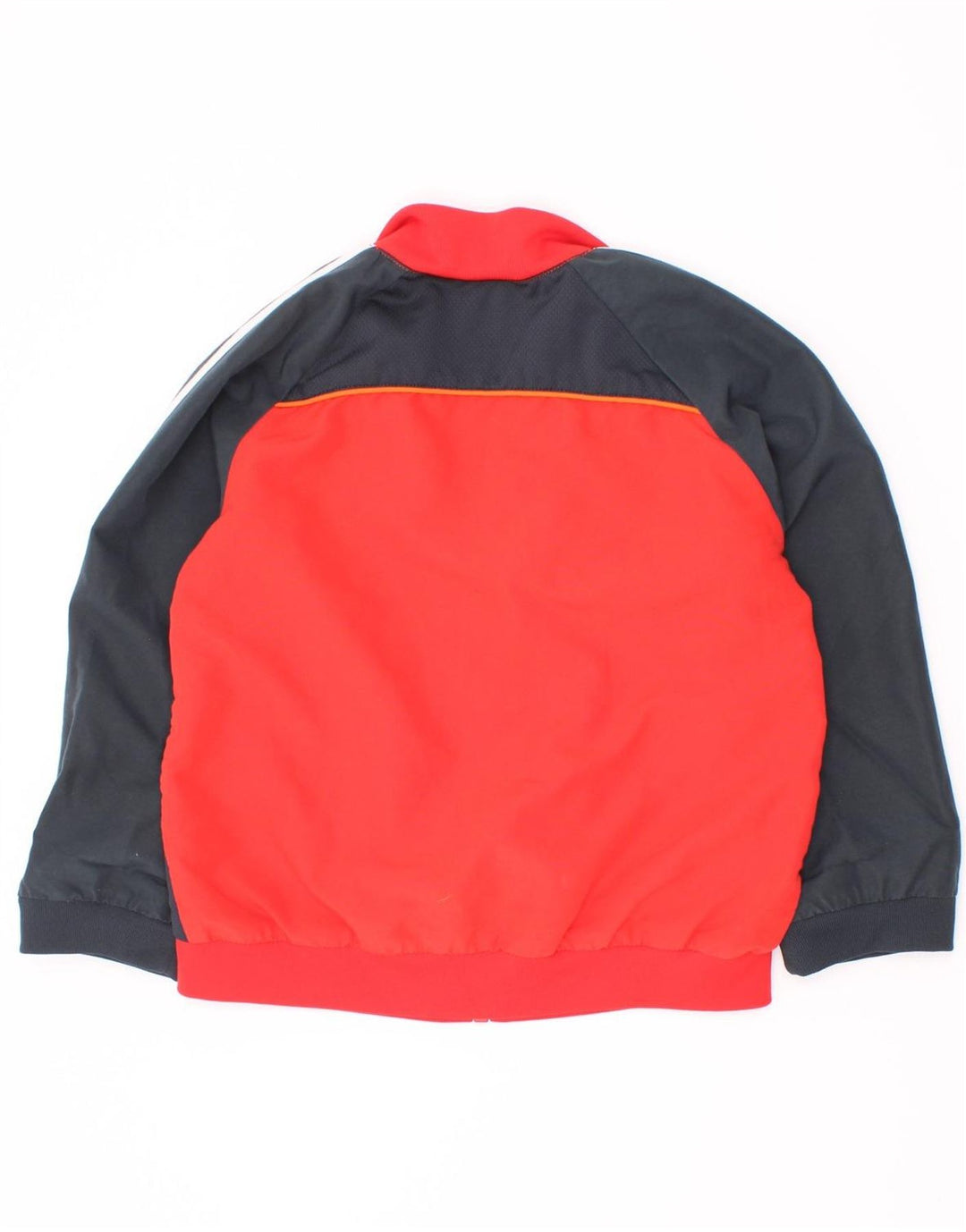 Giacca da tuta da ragazzo Adidas 3-4 anni in poliestere color block rosso