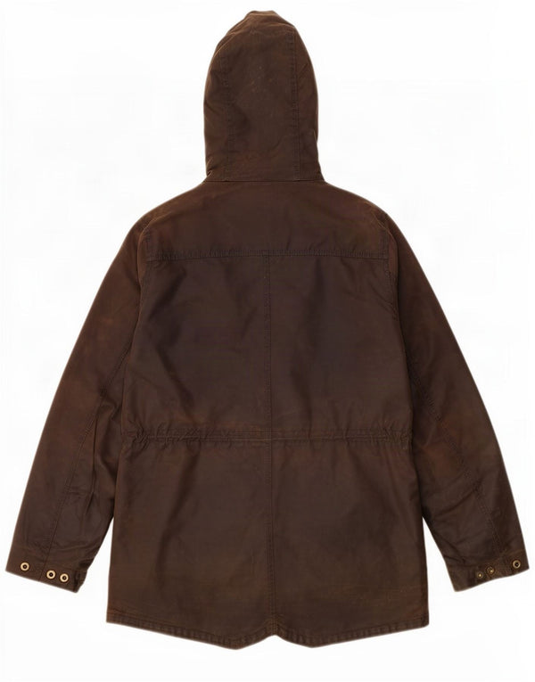Giacca da donna in cotone cerato con cappuccio Barbour UK 8 Small Khaki