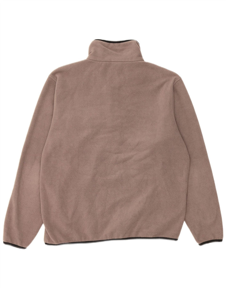 Maglione in pile da uomo Asics marrone medio poliestere