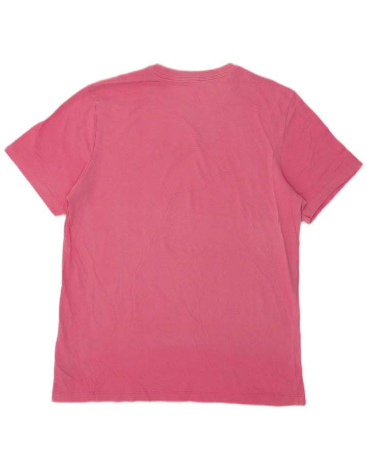T-shirt da uomo Nike Top Large in cotone rosa