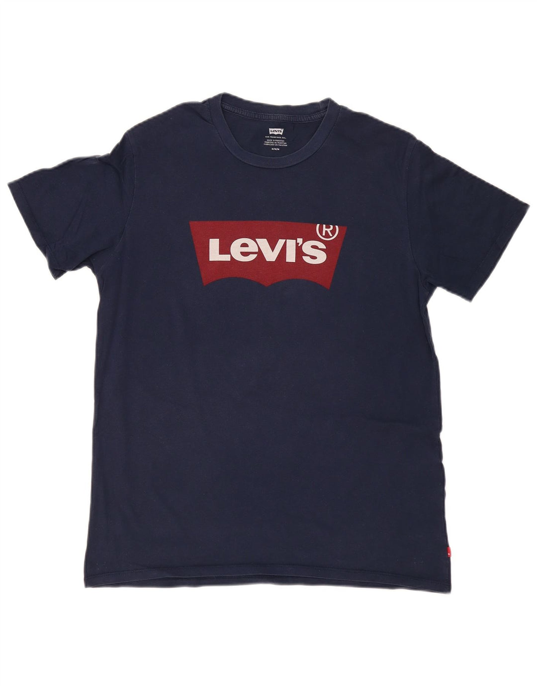T-shirt grafica da uomo LEVI'S Top in cotone blu navy medio