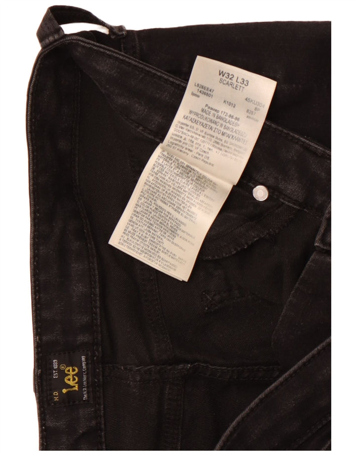 Jeans skinny Lee Scarlett da donna W32 L29 cotone nero