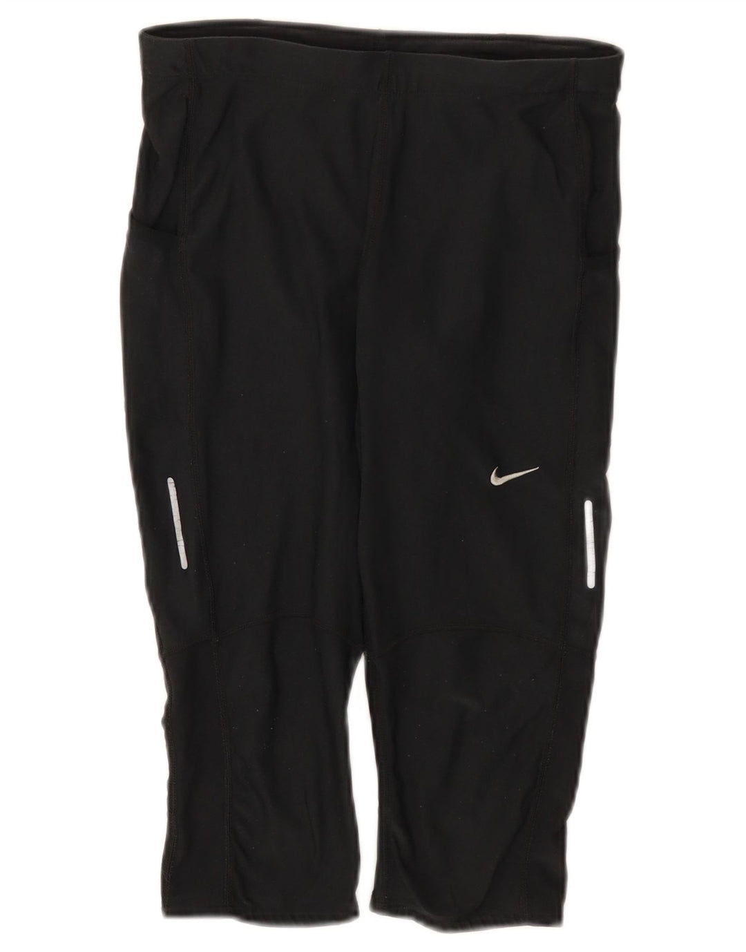 Leggings Nike Dri Fit Capri da donna UK 12 medio nero poliestere