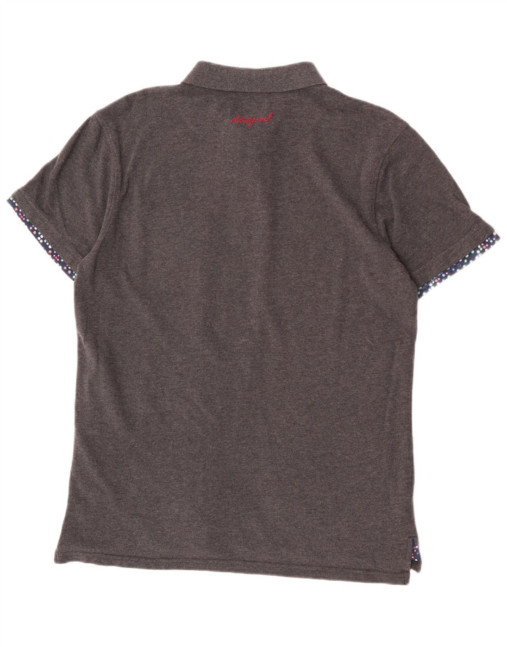 Polo slim da uomo Desigual grande grigia