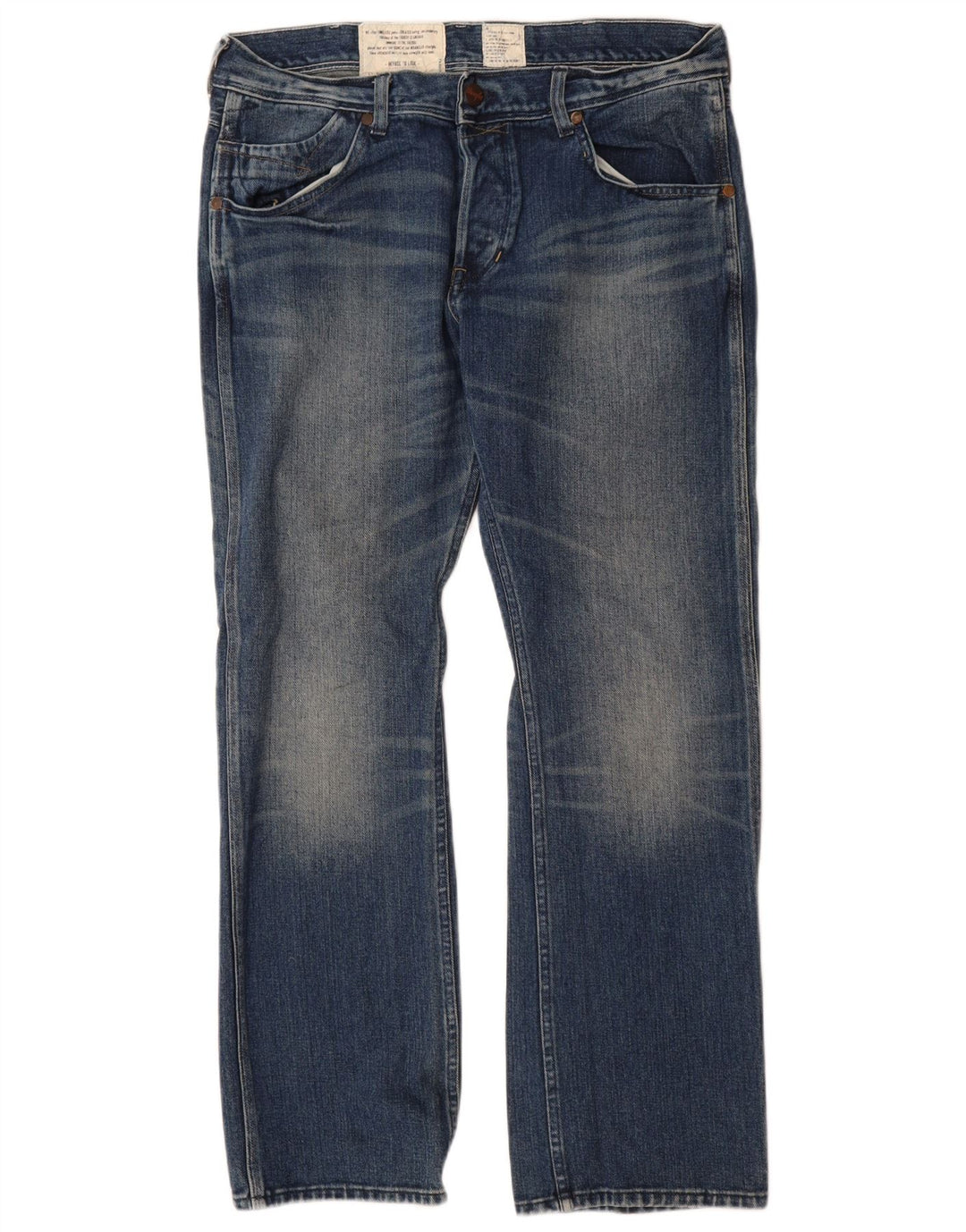 Jeans dritti da uomo Wrangler Ace W34 L32 cotone blu