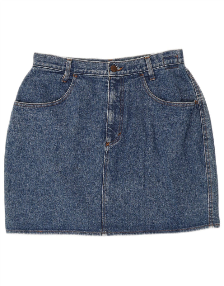 Gonna in denim da donna BENETTON media W28 blu
