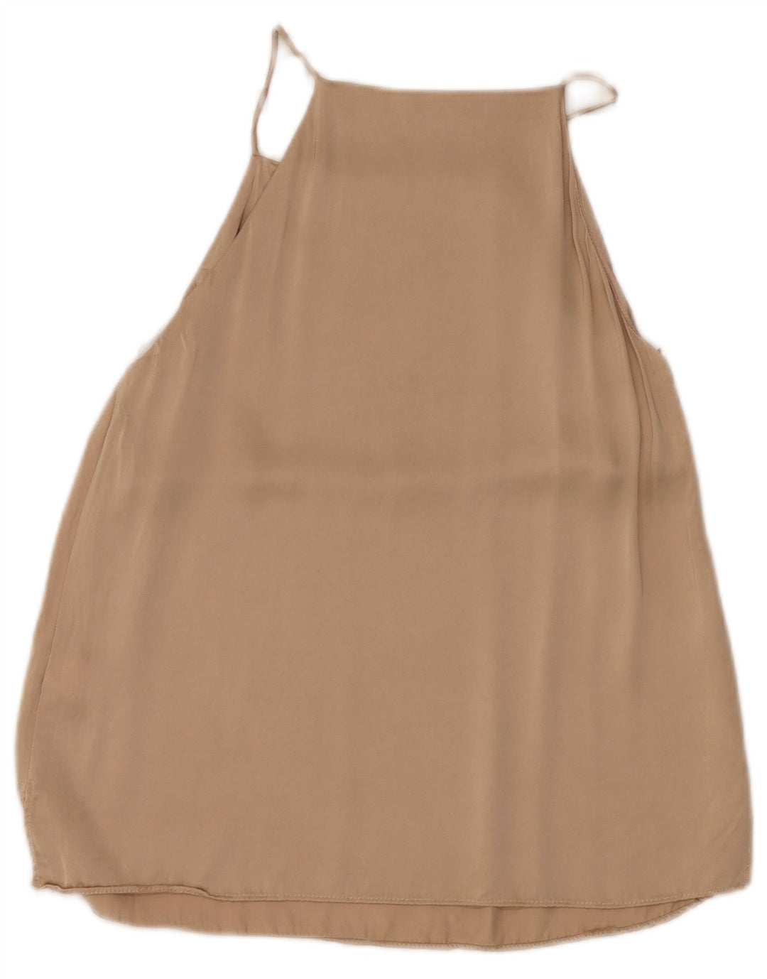Canotta da donna Zara UK 10 piccola in viscosa beige