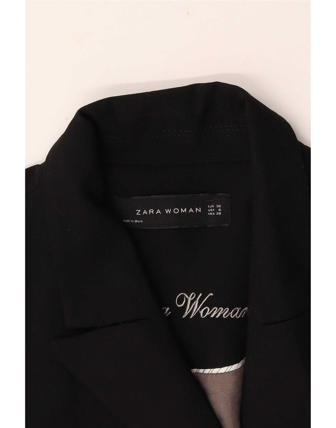 Giacca blazer a 1 bottone da donna Zara EU 38 piccola nera