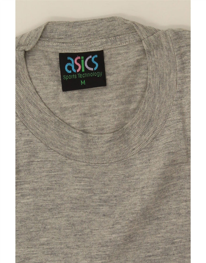 T-shirt grafica da uomo Asics Top grigio medio color block
