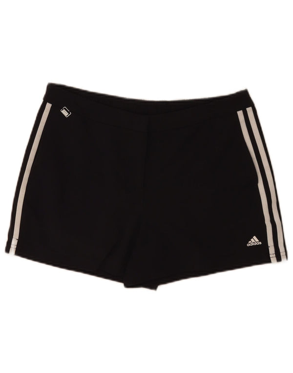 Pantaloncini casual Adidas Climalite da donna UK 14 Large W32 Nylon nero