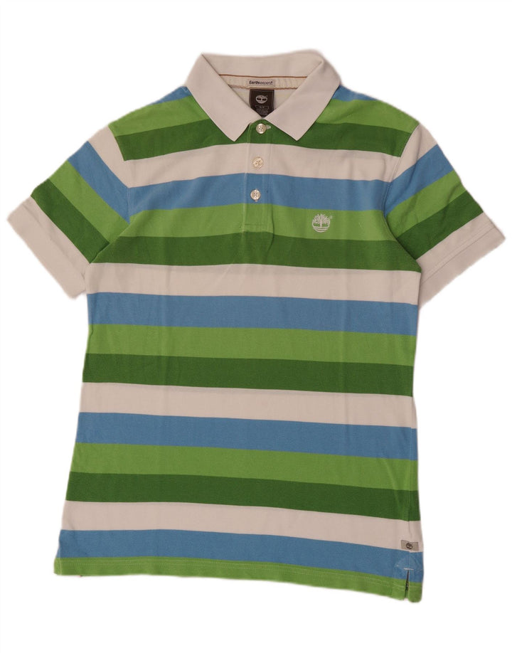 Polo Timberland da uomo vestibilità regolare piccola a righe multicolore