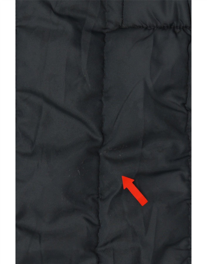 REFRIGIWEAR Mens Padded Jacket UK 38 Medium Black Polyester Vintage Refrigiwear and Second-Hand Refrigiwear from Messina Hembry 