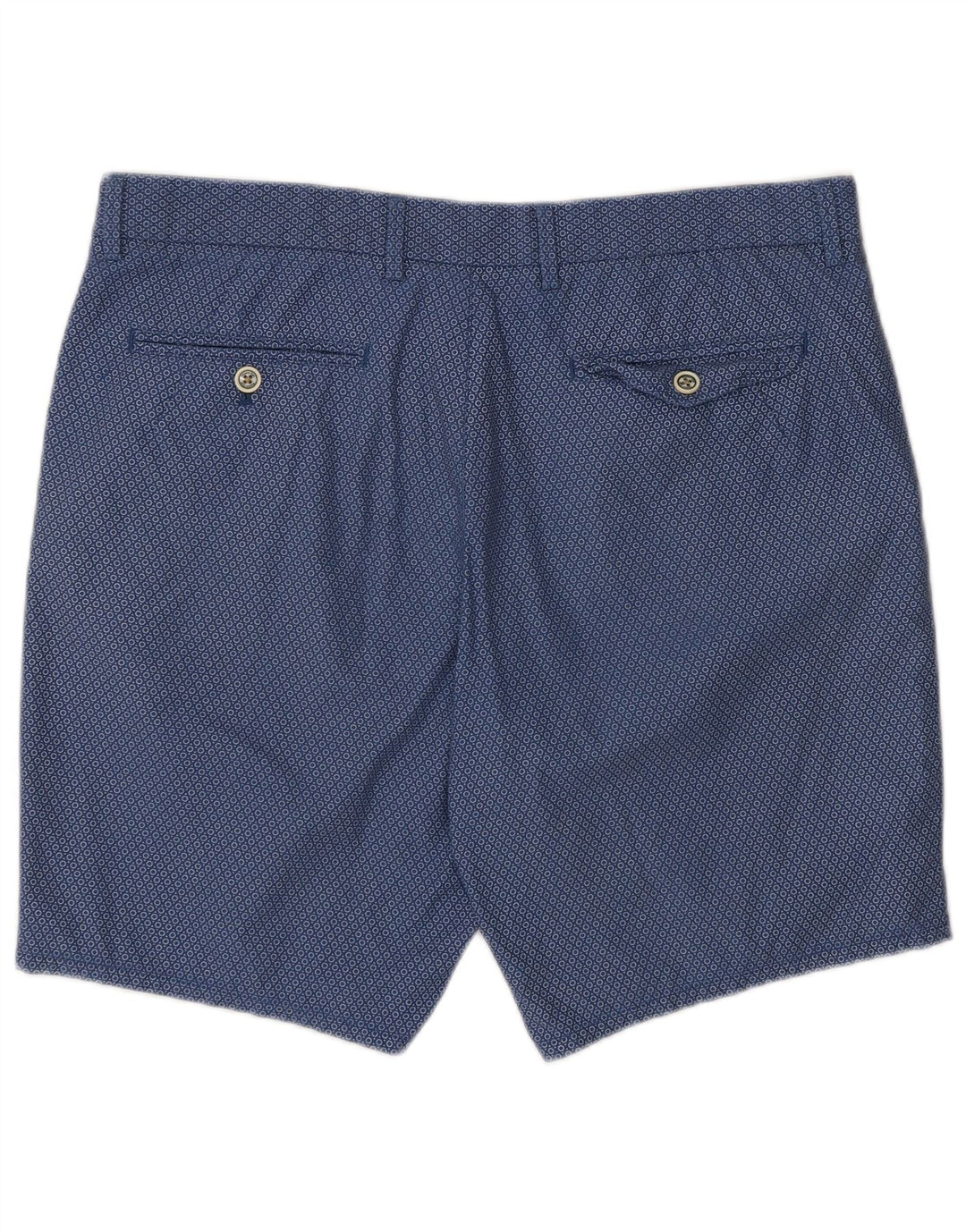Pantaloncini chino da uomo Massimo Dutti EU 44 Large W34 Blu navy maculato