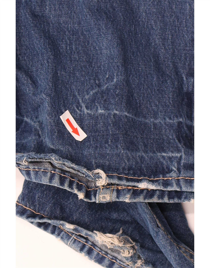 Levi's Uomo 907 Jeans Bootcut W30 L34 Cotone Blu