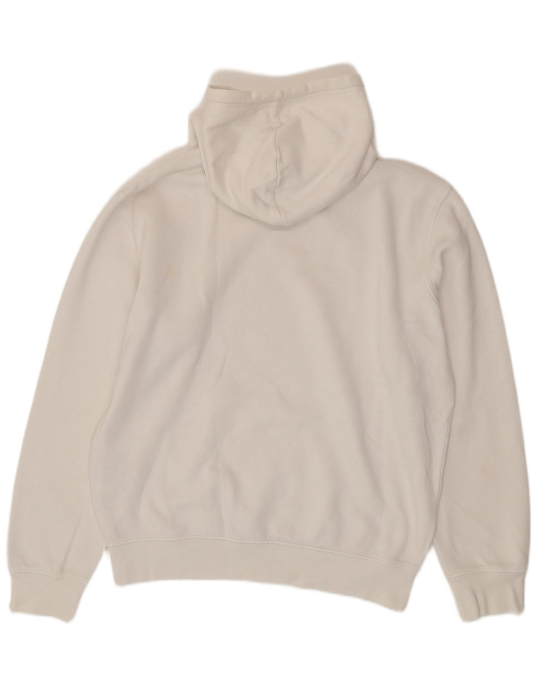 Maglione con cappuccio grafico da uomo Champion in cotone bianco medio