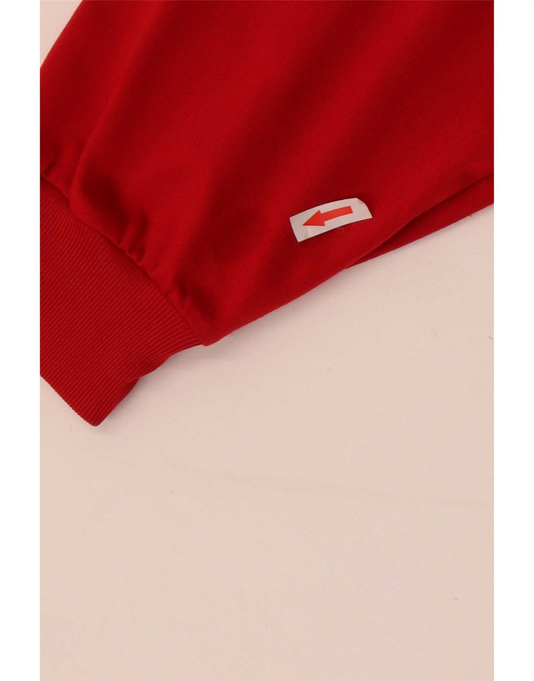 Giacca da tuta da uomo Adidas UK 40/42 Poliestere color block rosso medio