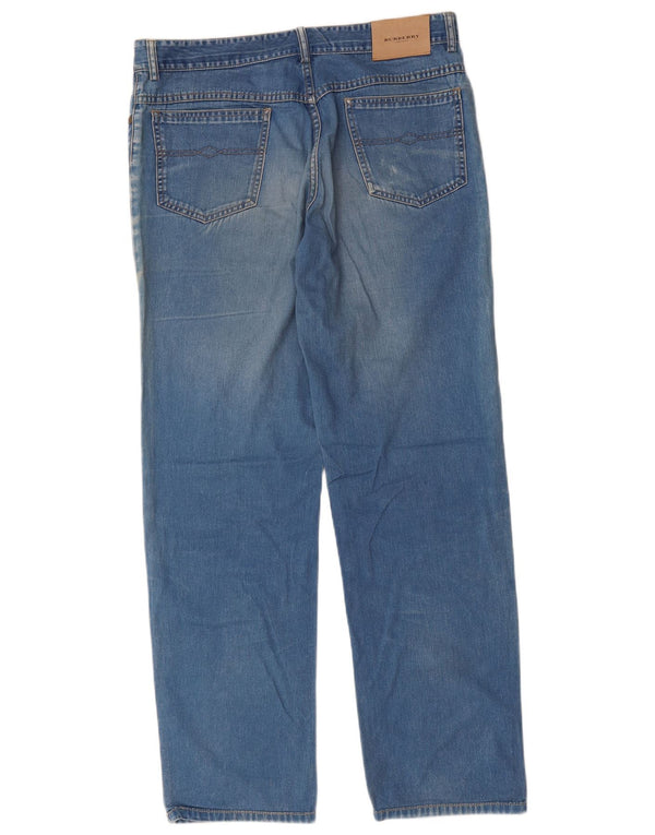 BURBERRY Womens Straight Jeans IT 46 Large W36 L32 Blue Cotton