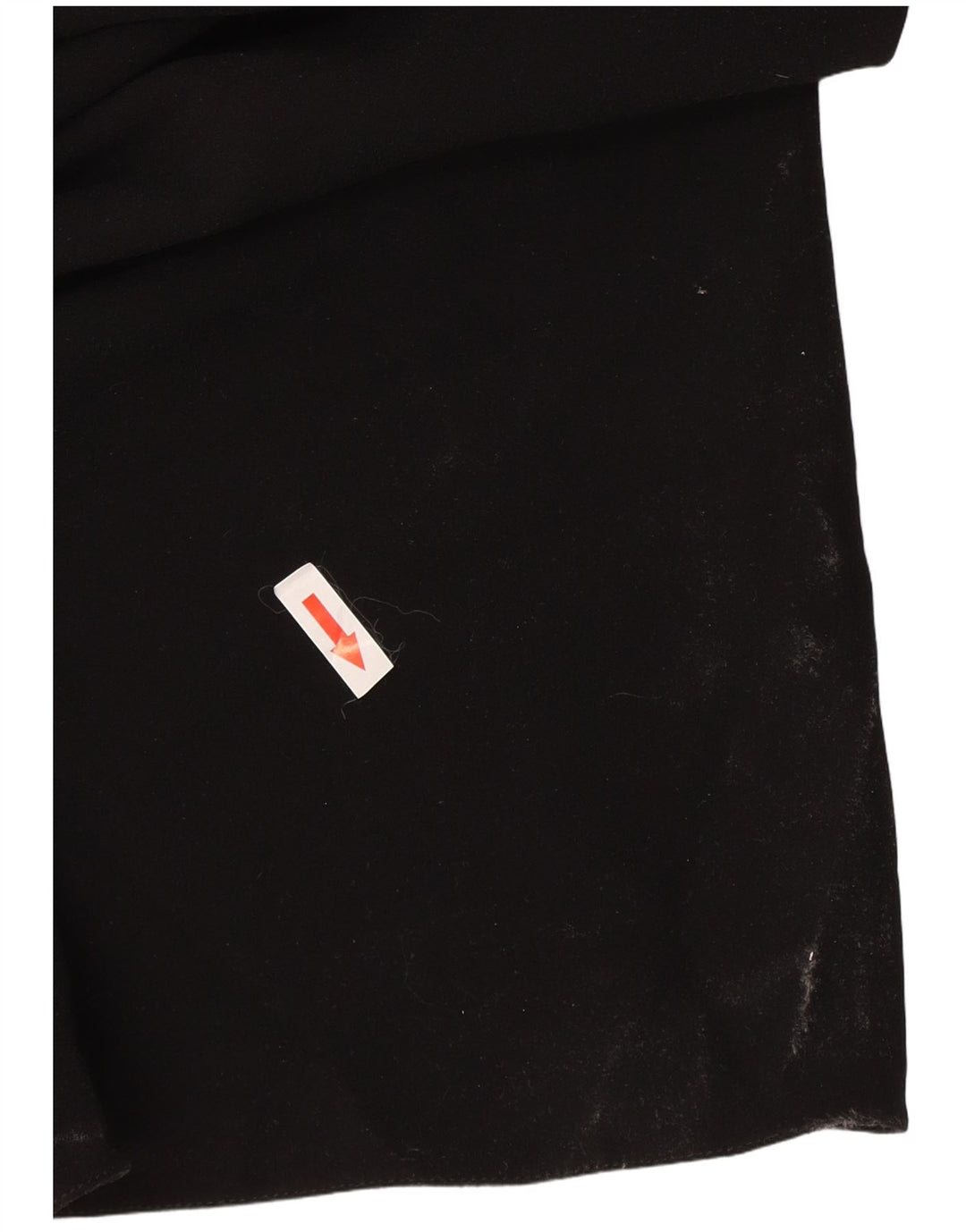 Vestito lungo a maniche lunghe da donna Zara UK 12 poliestere nero medio
