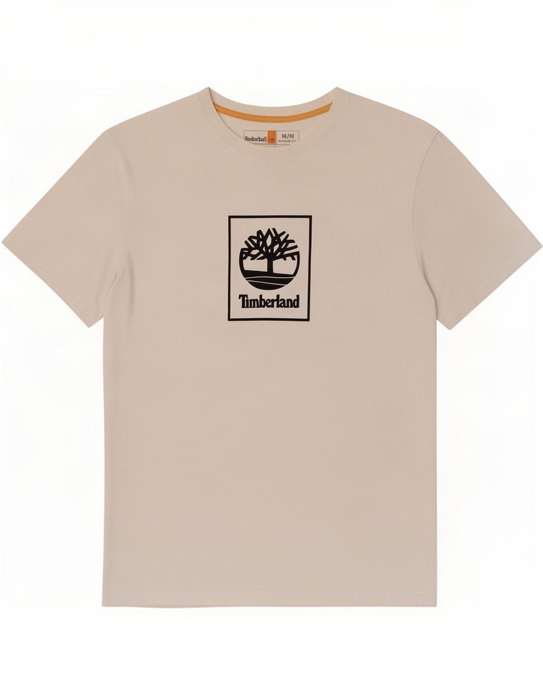 T-shirt grafica da uomo con vestibilità regolare Timberland Top in cotone bianco medio