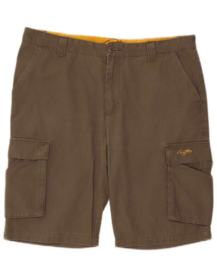 Pantaloncini cargo da uomo Lotto XL W38 Cachi