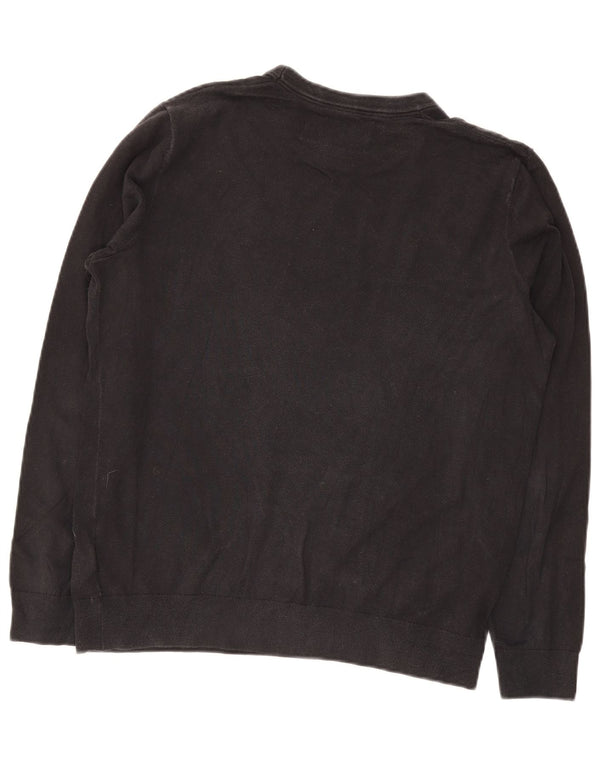 Calvin Klein Jeans Uomo Felpa Maglione Grande Cotone Nero
