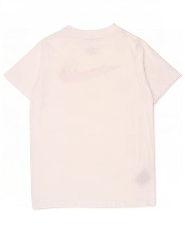 Nike Boys Graphic T-Shirt Top 10-11 Years Medium White Cotton