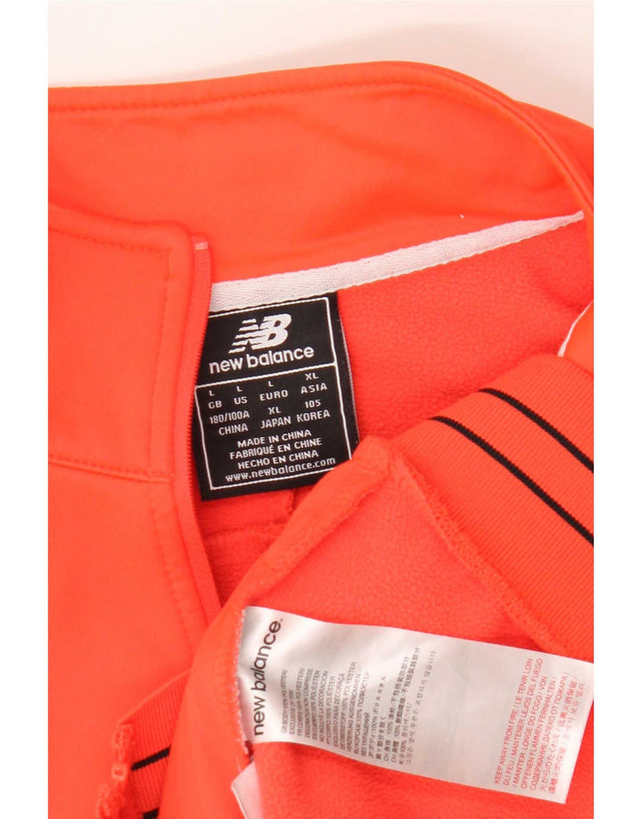 Giacca da uomo con grafica New Balance Liverpool Graphic, giacca grande arancione