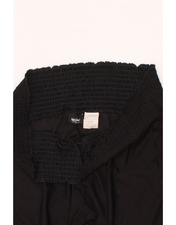 MOSSIMO Womens Tracksuit Trousers UK 16 Large  Black Colourblock Vintage Mossimo and Second-Hand Mossimo from Messina Hembry 