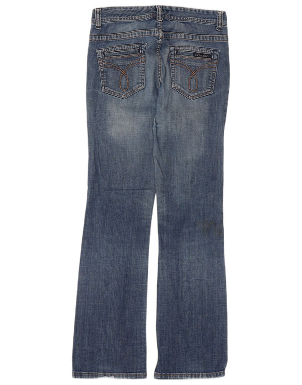 CALVIN KLEIN Jeans Bootcut da donna US 6 Small W32 L30 Cotone blu