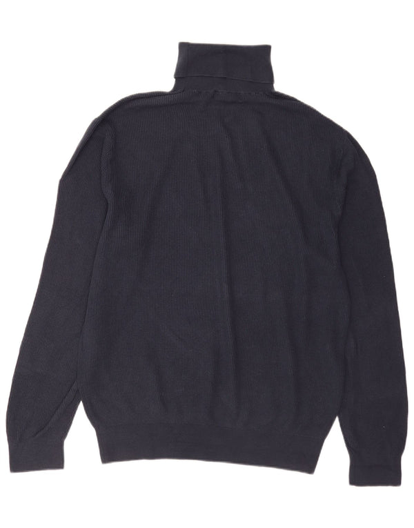 Maglione da uomo Nautica con collo alto, grande cotone blu navy