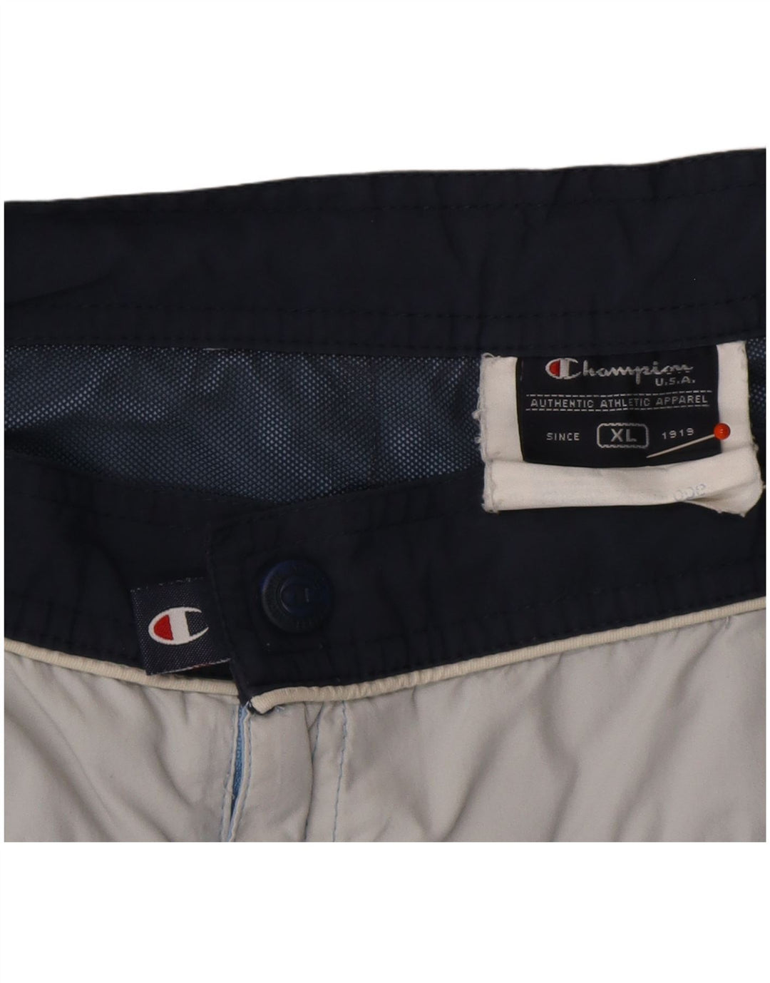 Pantaloncini da bagno da uomo CHAMPION XL Poliestere color block blu